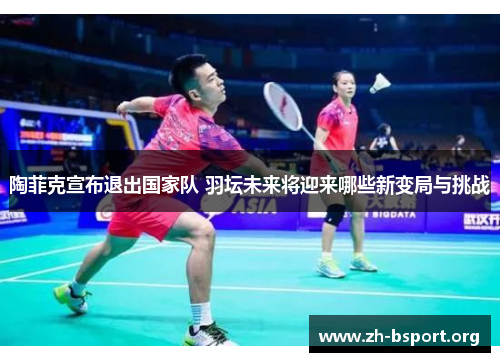 陶菲克宣布退出国家队 羽坛未来将迎来哪些新变局与挑战